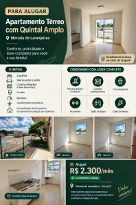 Apartamento com 2 Quartos para alugar, 47m² no Morada de Laranjeiras, Serra