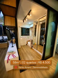 Apartamento com 2 Quartos para alugar, 58m² no Santo Amaro, Recife