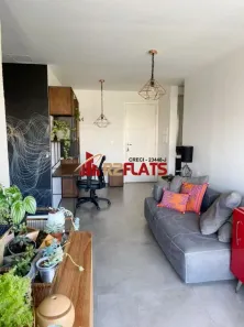 Flat com 1 Quarto à venda, 44m² no Brooklin Paulista, São Paulo