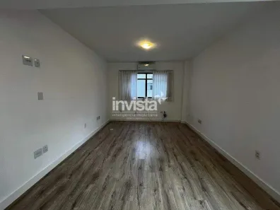 Sala Comercial para alugar, 32m² no Ponta da Praia, Santos