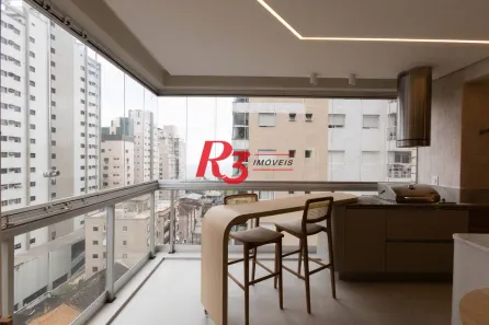 Apartamento com 3 Quartos à venda, 209m² no Embaré, Santos