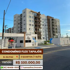 Apartamento com 3 Quartos à venda, 85m² no Da Paz, Manaus