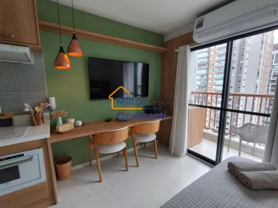 Apartamento com 1 Quarto para alugar, 25m² no Jardim das Acácias, São Paulo