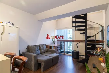 Flat com 1 Quarto para alugar, 48m² no Bela Vista, São Paulo