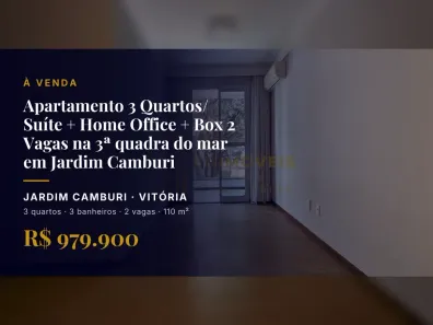 Apartamento com 3 Quartos à venda, 110m² no Jardim Camburi, Vitória