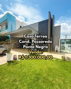 Casa de Condomínio com 3 Quartos à venda, 144m² no Ponta Negra, Manaus