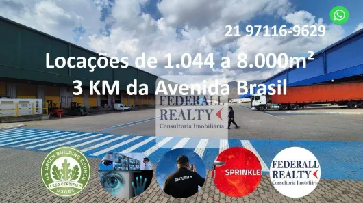 Galpão/Depósito/Armazém para alugar, 3134m² no Coelho Neto, Rio de Janeiro