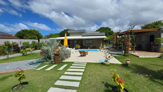 Casa de Condomínio com 4 Quartos à venda, 205m² no Busca Vida (Abrantes), Camaçari