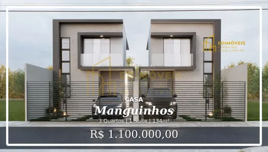 Casa com 3 Quartos à venda, 134m² no Manguinhos, Serra