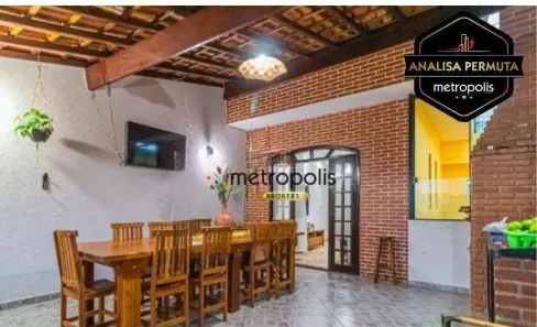 Sobrado com 3 Quartos à venda, 200m² no Jardim Irene, Santo André