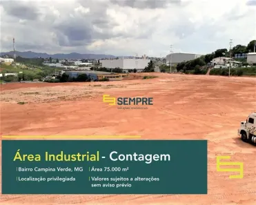 à venda, 75000m² no Industrial, Contagem