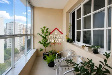 Apartamento com 2 Quartos à venda, 100m² no Gonzaga, Santos