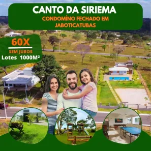Lote/Terreno à venda, 1000m² no , Jaboticatubas