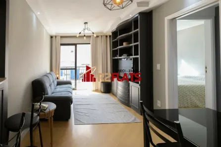 Apartamento com 1 Quarto para alugar, 34m² no Indianópolis, São Paulo