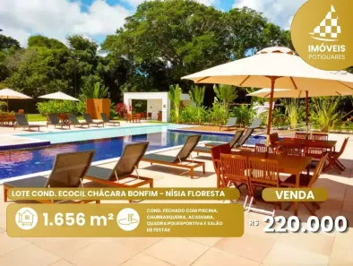 Lote/Terreno à venda, 1656m² no , Nísia Floresta