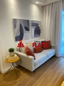 Apartamento com 1 Quarto para alugar, 53m² no Cidade Monções, São Paulo
