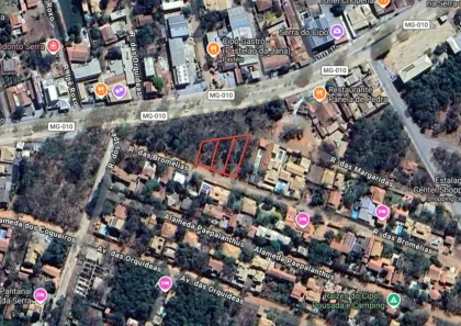 Lote/Terreno à venda, 438m² no Serra do Cipó, Santana do Riacho