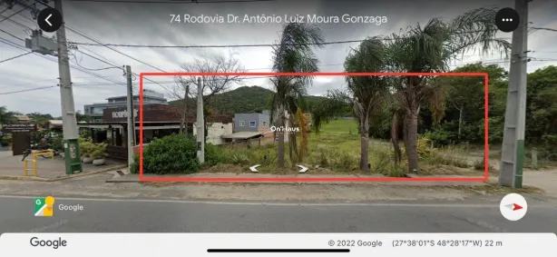 Lote/Terreno à venda, 1010m² no Rio Tavares, Florianópolis