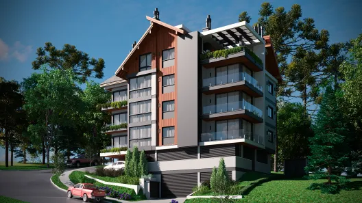Apartamento com 1 Quarto à venda, 45m² no Carniel, Gramado