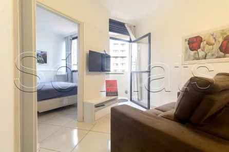 Apartamento com 1 Quarto para alugar, 38m² no Indianópolis, São Paulo
