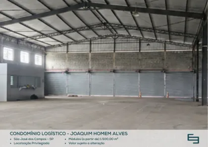 Galpão/Depósito/Armazém para alugar, 1500m² no Jardim Satélite, São José dos Campos
