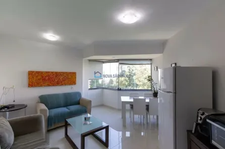 Apartamento com 1 Quarto para alugar, 45m² no Paraíso do Morumbi, São Paulo