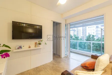 Apartamento com 1 Quarto para alugar, 35m² no Campo Belo, São Paulo