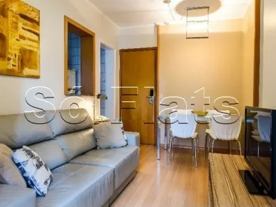 Flat com 2 Quartos para alugar, 54m² no Cidade Monções, São Paulo