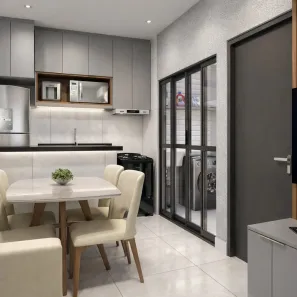 Apartamento com 1 Quarto para alugar, 31m² no Jardim das Palmeiras, Cuiabá