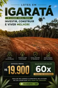 Lote/Terreno à venda, 600m² no , Igaratá