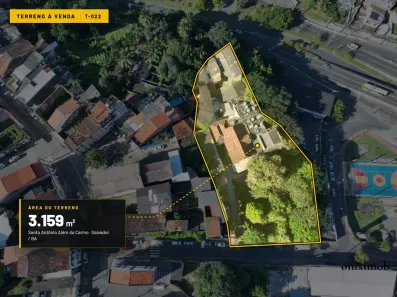 Lote/Terreno à venda, 3159m² no Santo Antônio, Salvador