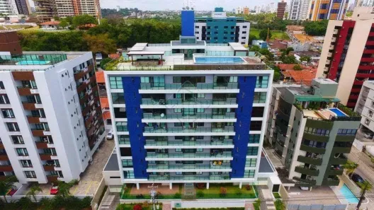 Apartamento com 2 Quartos para alugar, 66m² no Cabo Branco, João Pessoa