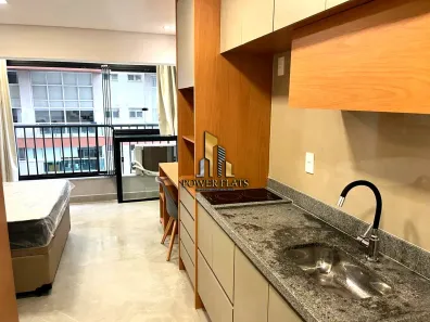 Flat com 1 Quarto para alugar, 25m² no Vila Cordeiro, São Paulo