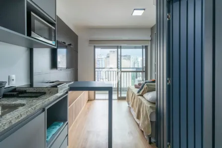 Apartamento com 1 Quarto à venda, 22m² no República, São Paulo