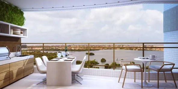 Apartamento com 3 Quartos à venda, 101m² no Ponta D'Areia, São Luís