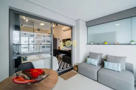 Flat com 1 Quarto para alugar, 29m² no Vila Cordeiro, São Paulo