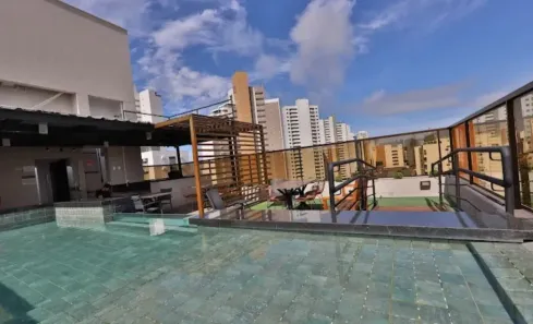 Apartamento com 1 Quarto para alugar, 45m² no Ponta Negra, Natal