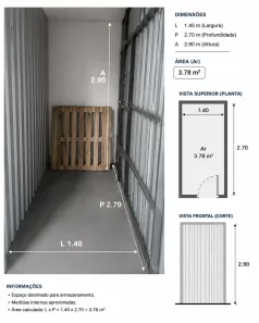 Galpão/Depósito/Armazém para alugar, 3m² no Pirajá, Teresina