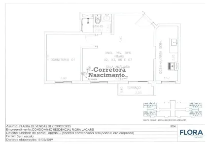 Apartamento com 2 Quartos à venda, 45m² no Jardim Santana, Jacareí