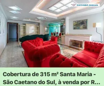 Apartamento com 5 Quartos à venda, 336m² no Santa Maria, São Caetano do Sul