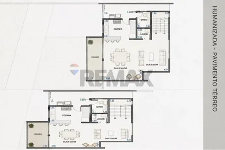 Casa com 2 Quartos à venda, 1050m² no Jardim L Ermitage, Juiz de Fora