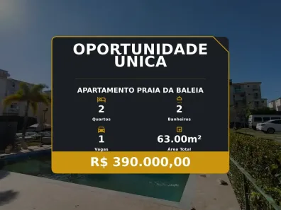 Apartamento com 2 Quartos à venda, 63m² no Praia da Baleia, Serra