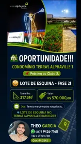 Lote/Terreno à venda, 317m² no Uruguai, Teresina
