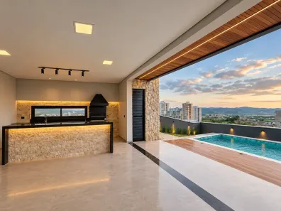 Casa de Condomínio com 3 Quartos à venda, 242m² no Loteamento Terras Alpha São José dos Campos, São José dos Campos