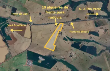 Lote/Terreno à venda, 242000m² no Área Rural de Jaci, Jaci