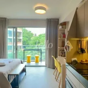 Apartamento com 1 Quarto para alugar, 27m² no Pinheiros, São Paulo