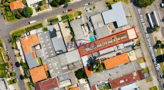 Lote/Terreno à venda, 598m² no Santa Quitéria, Curitiba