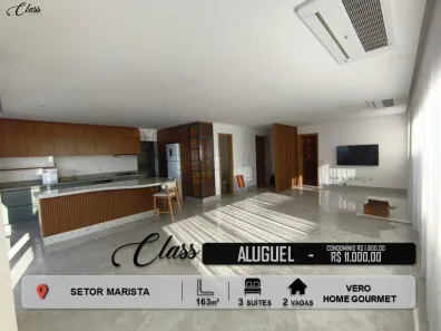 Apartamento com 3 Quartos para alugar, 163m² no Setor Marista, Goiânia