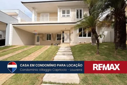 Casa com 3 Quartos para alugar, 315m² no Villaggio Capríccio, Louveira