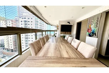 Apartamento com 3 Quartos para alugar, 181m² no Canto do Forte, Praia Grande